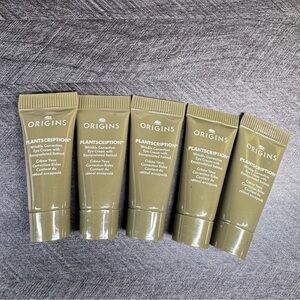 Lot of 5 Origins Plantscription Wrinkle Correction Eye Cream w/Retinol 5ml Each